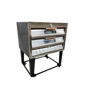 Horno a Gas para Pizza 2 Camaras con Pirometro MP / Mod. HPP2CG-MP