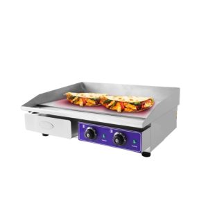 Plancha Electrica Industrial 620mm Roccia / Mod. DPL-620