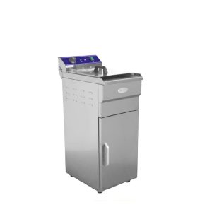 Freidora Electrica 10Lt de 1 cesta con pedestal Roccia / Mod. DZL-16V