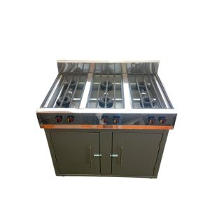 Cocina Industrial 6 hornillas JCH linea economica / Mod. CIG6LEG