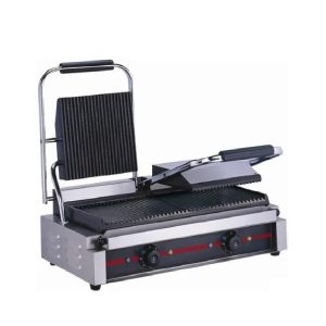 Plancha Eléctrica Sandwichera Panini Grill Iboia Doble