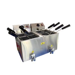 Cocedor de Pastas Electrico en Ac. Inox Bia / Mod. HP8+8C-T